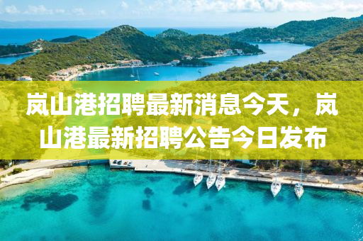 嵐山港招聘最新消息今天，嵐山港最新招聘公告今日發(fā)布