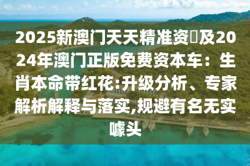 2025新澳門天天精準(zhǔn)資枓及2024年澳門正版免費(fèi)資本車：生肖本命帶紅花:升級(jí)分析、專家解析解釋與落實(shí),規(guī)避有名無(wú)實(shí)噱頭