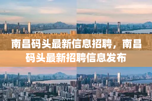 南昌碼頭最新信息招聘，南昌碼頭最新招聘信息發(fā)布石家莊阿鷗環(huán)?？萍加邢薰? class=