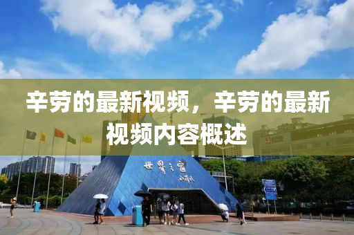 辛勞的最新視頻，辛勞的最新視頻內(nèi)容概述