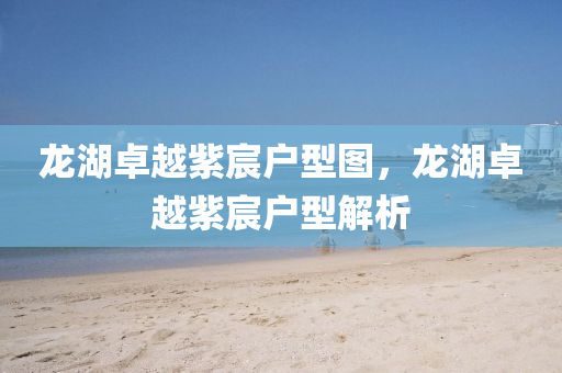 龍湖卓越紫宸戶型圖，龍湖卓越紫宸戶型解析