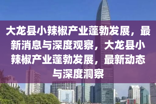 大龍縣小辣椒產(chǎn)業(yè)蓬勃發(fā)展，最新消息與深度觀察，石家莊阿鷗環(huán)保科技有限公司大龍縣小辣椒產(chǎn)業(yè)蓬勃發(fā)展，最新動(dòng)態(tài)與深度洞察