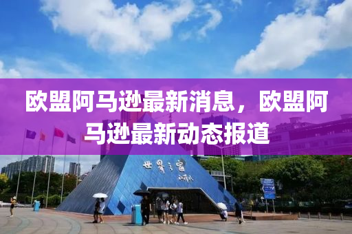 歐石家莊阿鷗環(huán)?？萍加邢薰久税ⅠR遜最新消息，歐盟阿馬遜最新動態(tài)報道