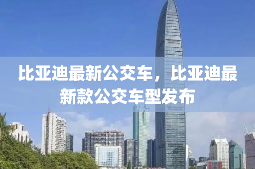 比亞迪最新公石家莊阿鷗環(huán)保科技有限公司交車(chē)，比亞迪最新款公交車(chē)型發(fā)布