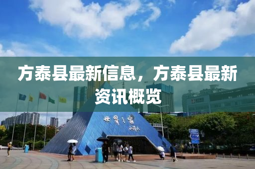 方泰縣最新信息，方泰縣最新資訊概覽石家莊阿鷗環(huán)?？萍加邢薰? class=