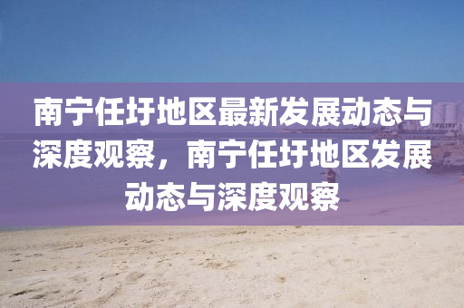 南寧任圩地區(qū)最新發(fā)展動態(tài)與深度觀察，南寧任圩地區(qū)發(fā)展動態(tài)與深度觀察