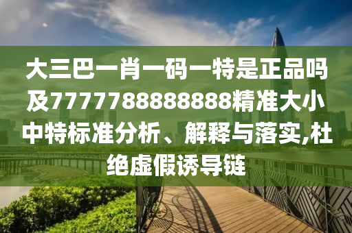 大三巴一肖一碼一特是正品嗎及7777788888888精準(zhǔn)大小石家莊阿鷗環(huán)?？萍加邢薰局刑貥?biāo)準(zhǔn)分析、解釋與落實(shí),杜絕虛假誘導(dǎo)鏈